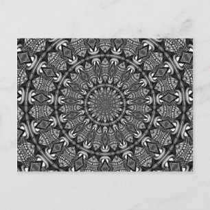 Postal Mandala monocroma