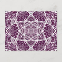 Mandala morada y blanca - Loergans en Blackberry