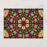 Mandala psicodélica #13 Postcard