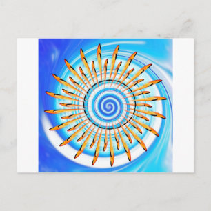 Postal Mandala Waterwave