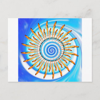 Postal Mandala Waterwave
