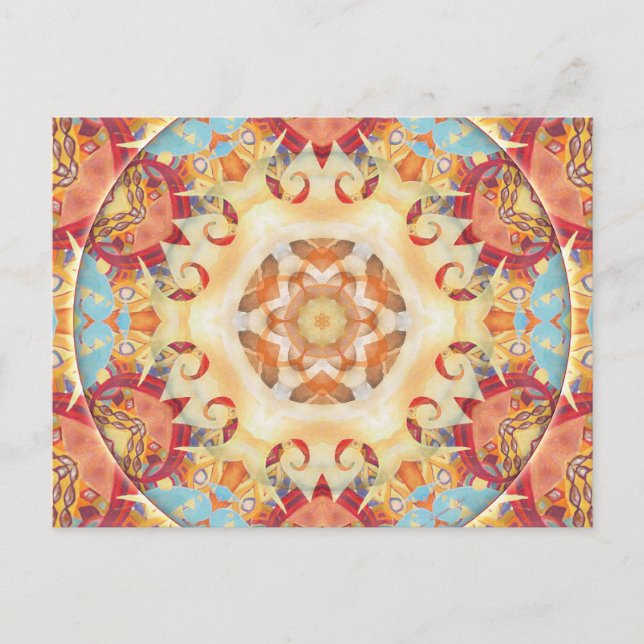 Postal Mandalas de perdón y liberación 2 (Anverso)