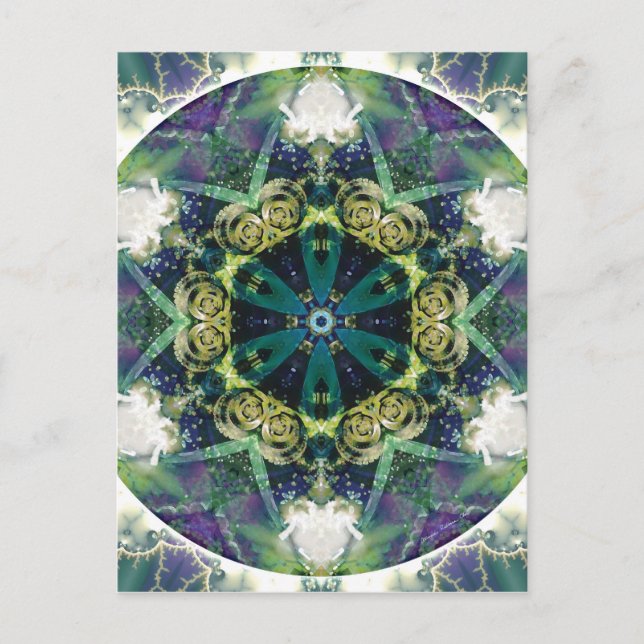 Postal Mandalas de perdón y liberación 20 (Anverso)