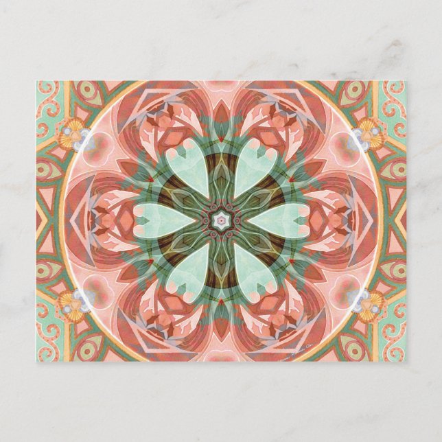 Postal Mandalas de perdón y liberación 7 Poster (Anverso)