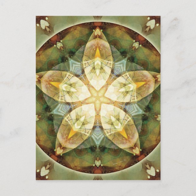 Postal Mandalas del perdón y la liberación 1 (Anverso)