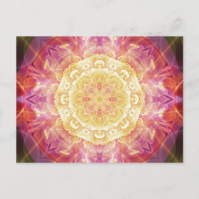 Postal Mandalas del perdón y la liberación 9 (Anverso)