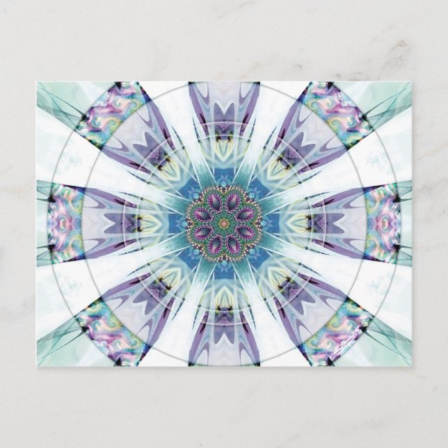 Postal Mandalas desde el corazón de la libertad 19 (Anverso)