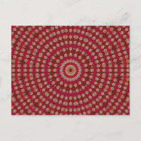 Mandalas Estrella Amarillo Dorado Rojo