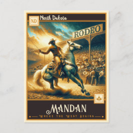 Postal Mandan, Dakota del Norte | Antiguo