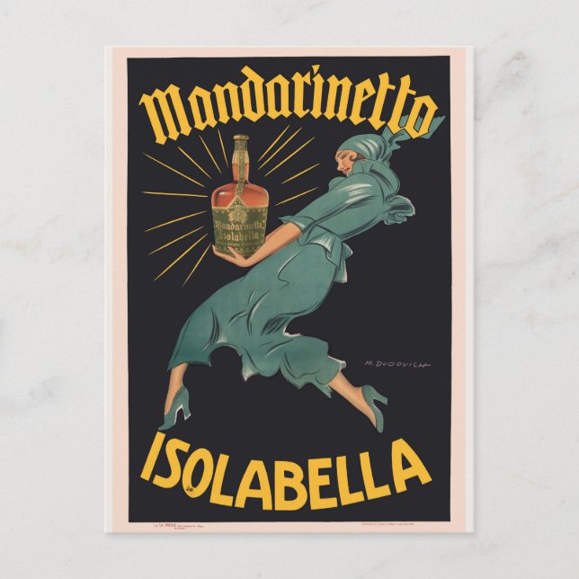 Postal Mandarinetto, Isolabella (Anverso)