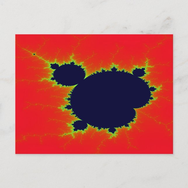 Postal mandelbrot (Anverso)