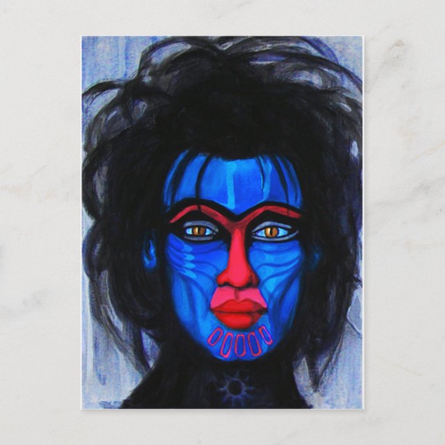 Postal mandril man (Anverso)