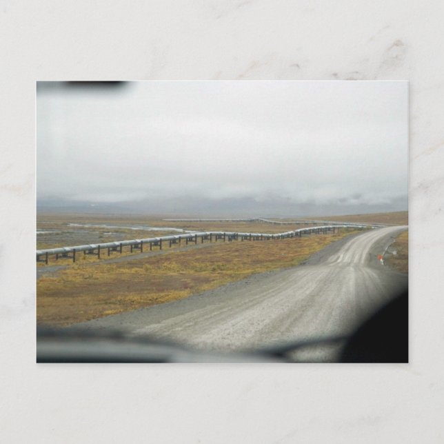 Postal Manejando la carretera de Dalton (Anverso)