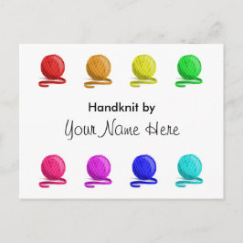 Postal Manejar con instrucciones de lavado