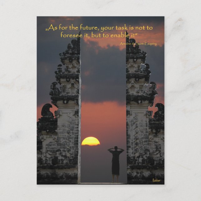 POSTAL MANEJAR EL FUTURO (Anverso)