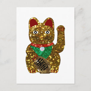 Postal maneki neko cat