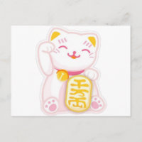 maneki neko pink