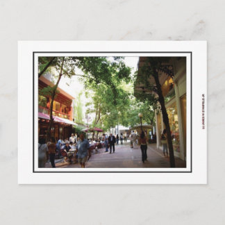 Postal Manera peatonal sombreada en Atenas