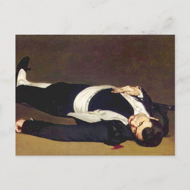 Postal Manet Dead Matador (Anverso)