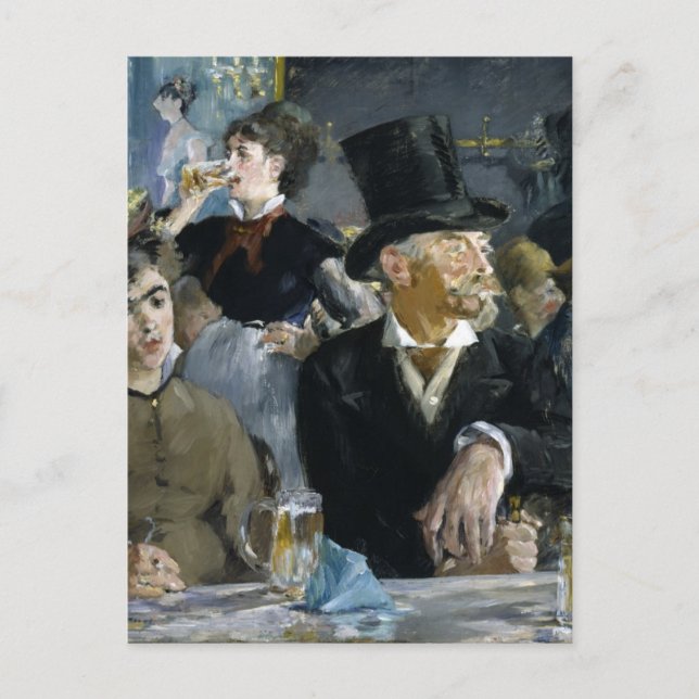 Postal Manet: El Café-Concierto, (Anverso)