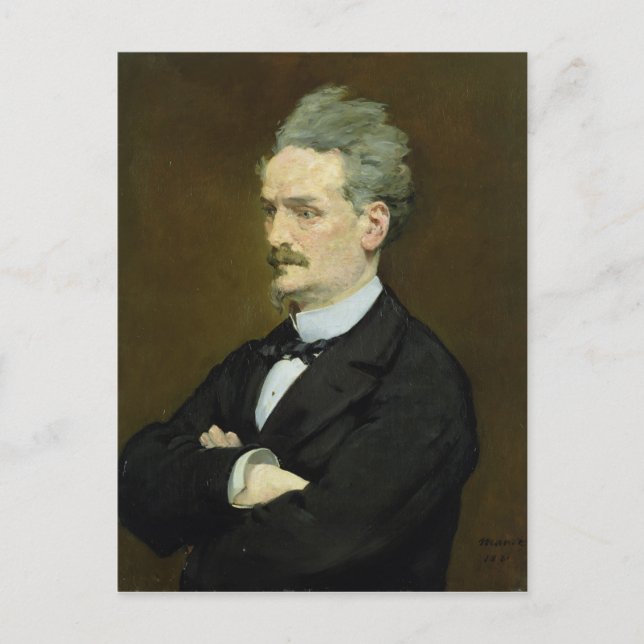 Postal Manet | El periodista Henri Rochefort, 1881 (Anverso)
