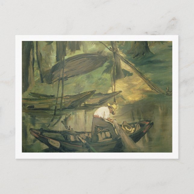 Postal Manet | El pescador, c.1861 (Anverso)