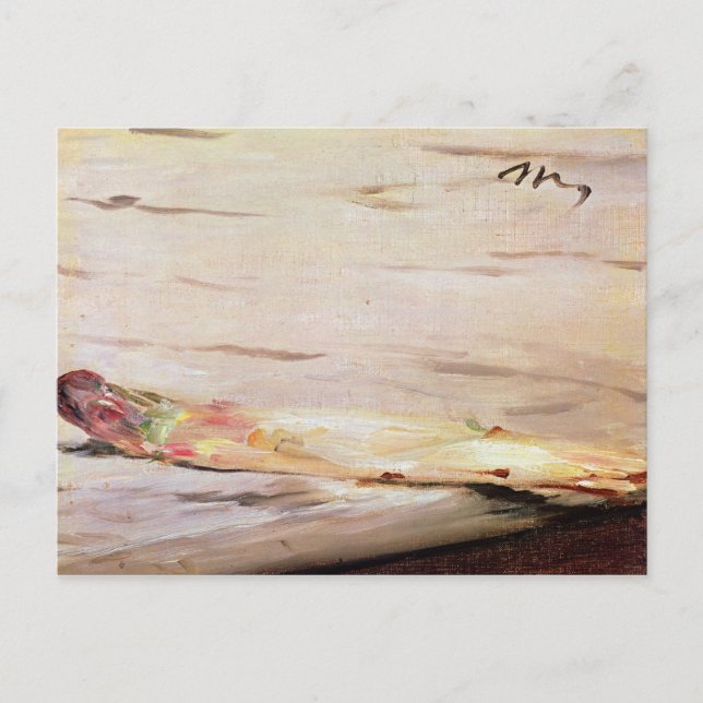 Postal Manet | Espárragos, 1880 (Anverso)