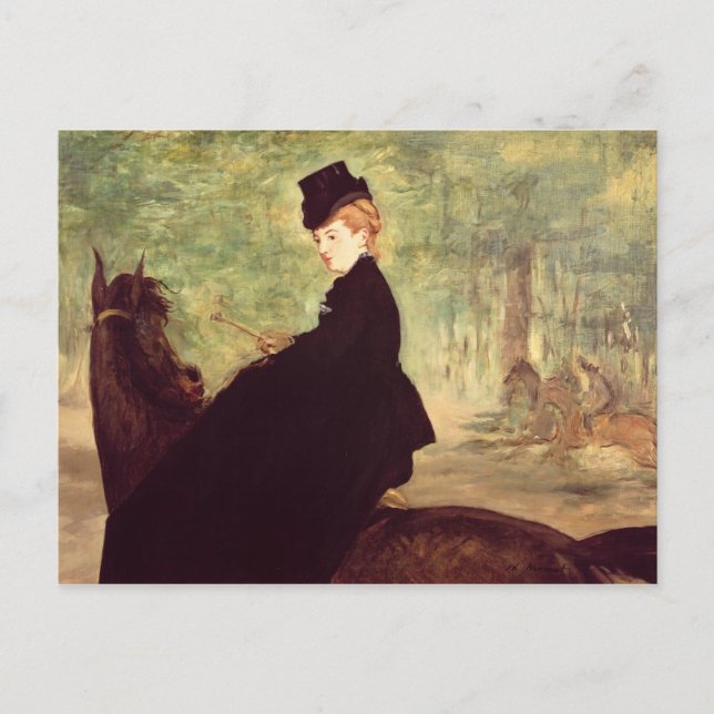 Postal Manet | La Cabalera, 1875 (Anverso)