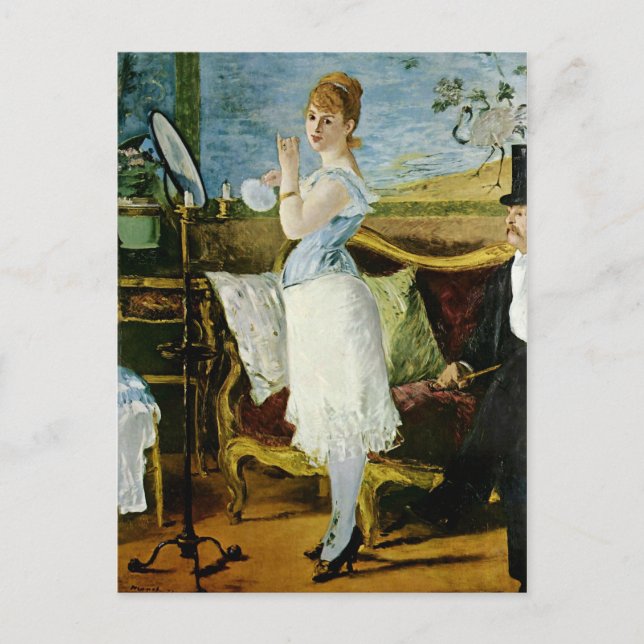 Postal Manet Nana Bella Artes (Anverso)