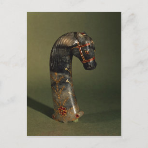 Postal Mango de daga en forma de cabeza de caballo