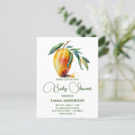 Postal Mango tropical | BABY SHOWER
