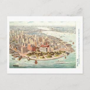 Postal Manhattan Bajo Vintage, Ciudad de Nueva York