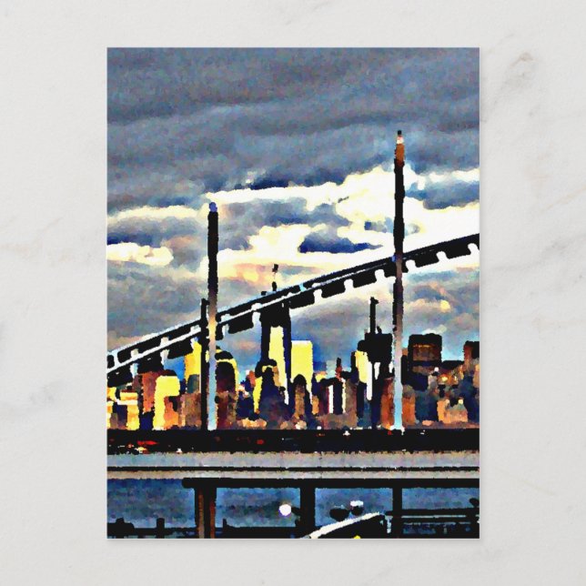 Postal Manhattan de Staten Island Cricket (Anverso)