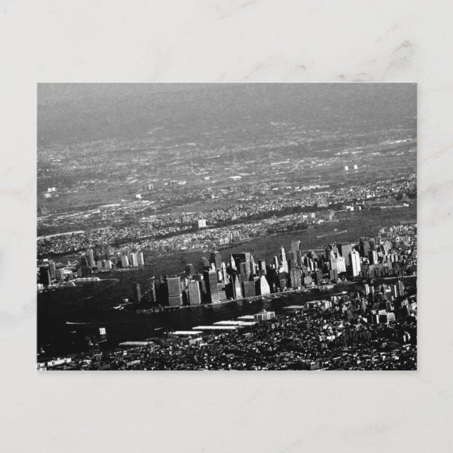 Postal Manhattan desde arriba (Anverso)