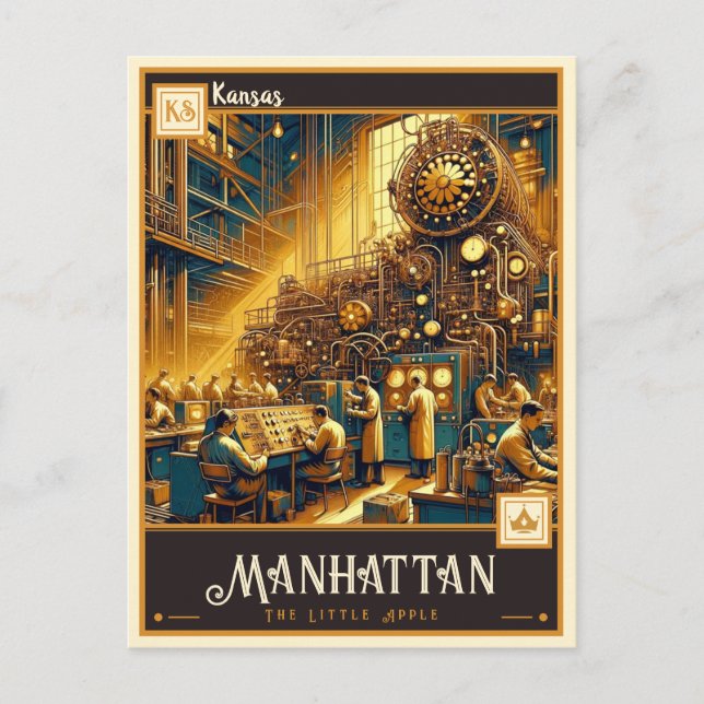 Postal Manhattan, Kansas | Vintage (Anverso)