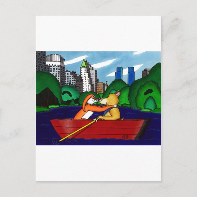 Postal Manhattan Kiss (Anverso)