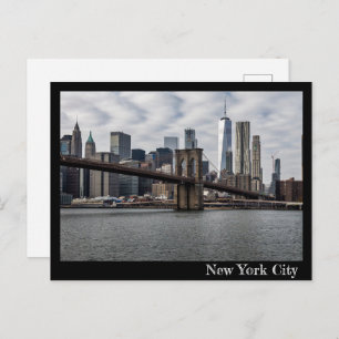 Postal Manhattan, New York City Postcard