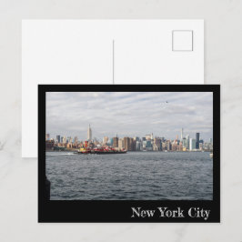 Postal Manhattan, New York City Postcard
