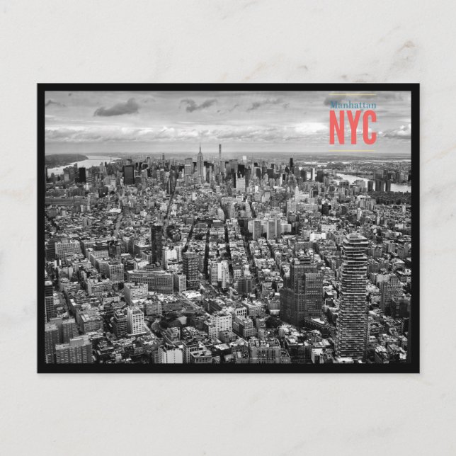 Postal Manhattan, New York City Postcard (Anverso)