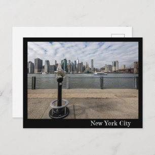 Postal Manhattan, New York City Postcard