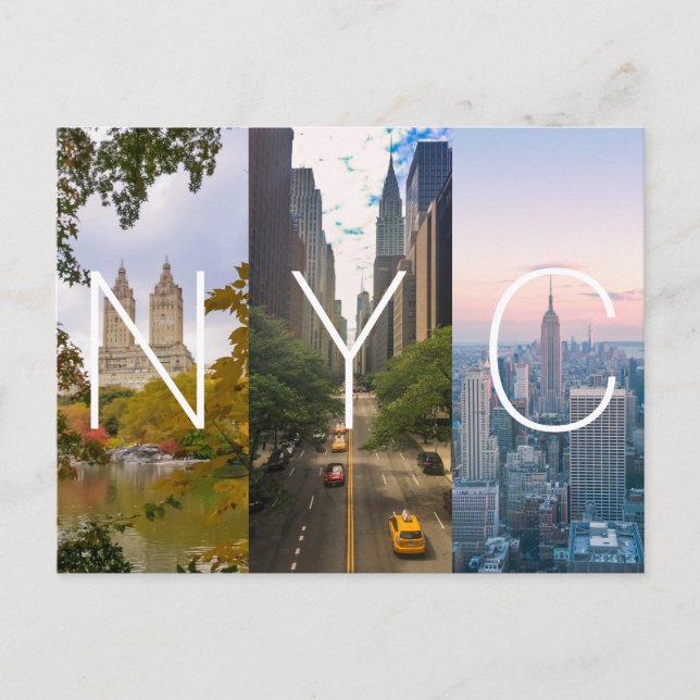 Postal Manhattan NYC New York (Anverso)