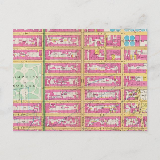 Postal Manhatten, Nueva York (Anverso)