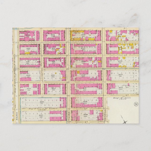 Postal Manhatten, Nueva York 16 (Anverso)