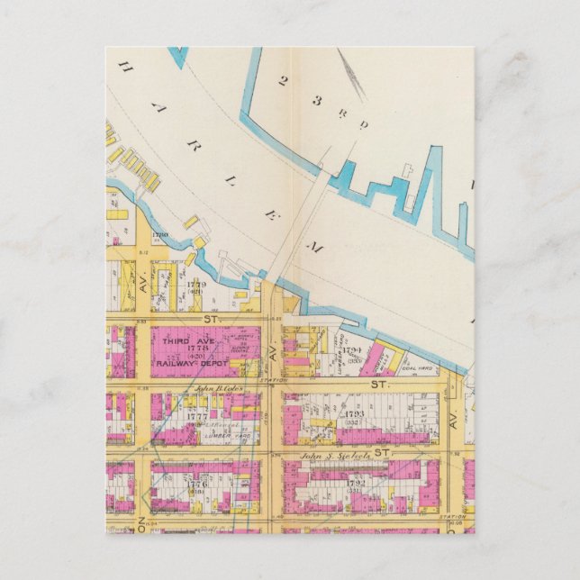 Postal Manhatten, Nueva York 4 (Anverso)