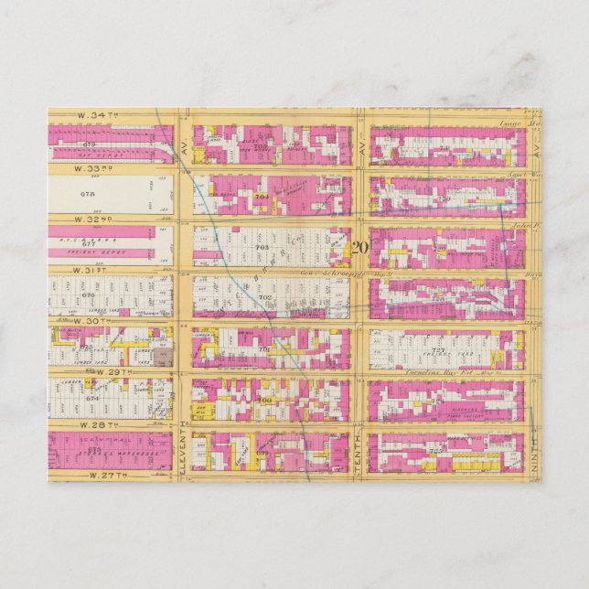 Postal Manhatten, Nueva York 4 (Anverso)