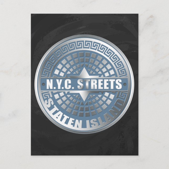 Postal Manhole Covers Staten Island (Anverso)