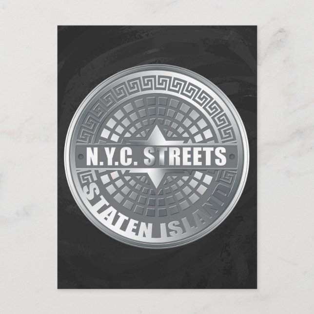 Postal Manhole Covers Staten Island (Anverso)