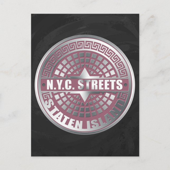 Postal Manhole Covers Staten Island (Anverso)