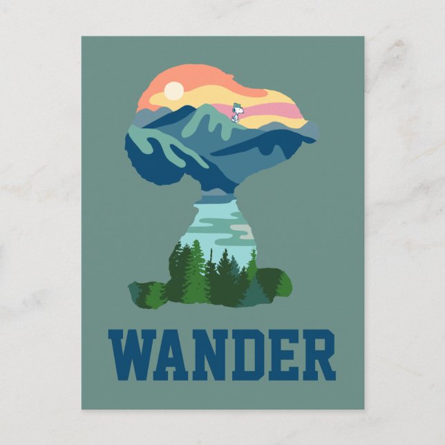 Postal Maní | Gran retrato al aire libre (Anverso)