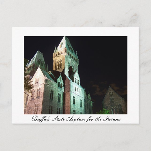 Postal Manicomio Estatal de Búfalo (Anverso)